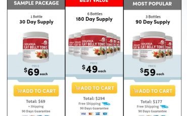 okinawa flat belly tonic pricing