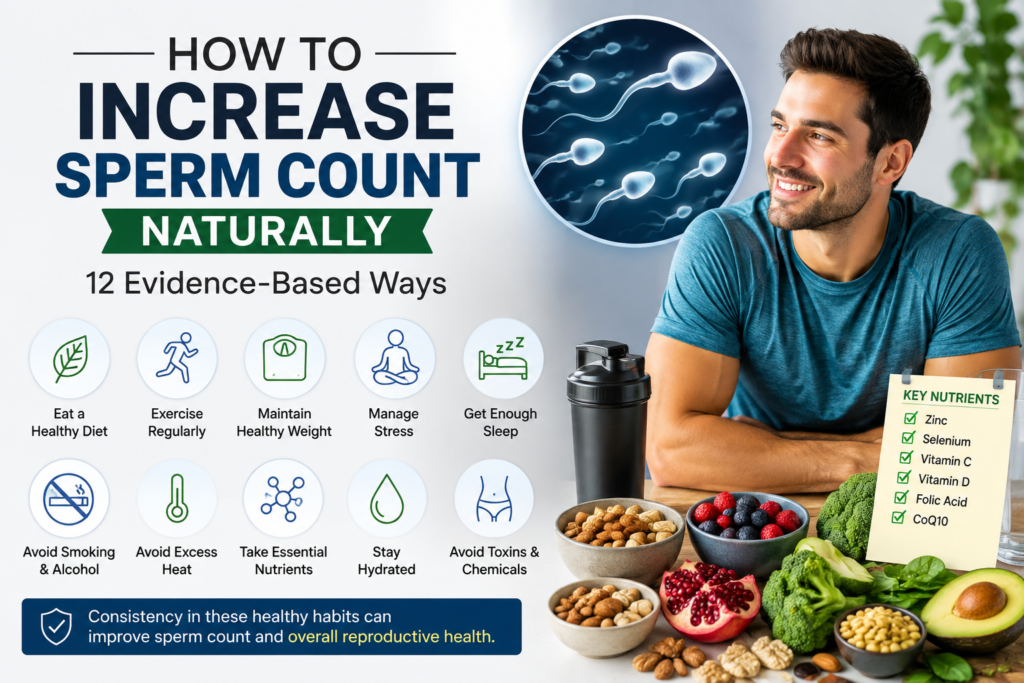 How to Increase Sperm Count Naturally: 12 Evidence-Based Ways